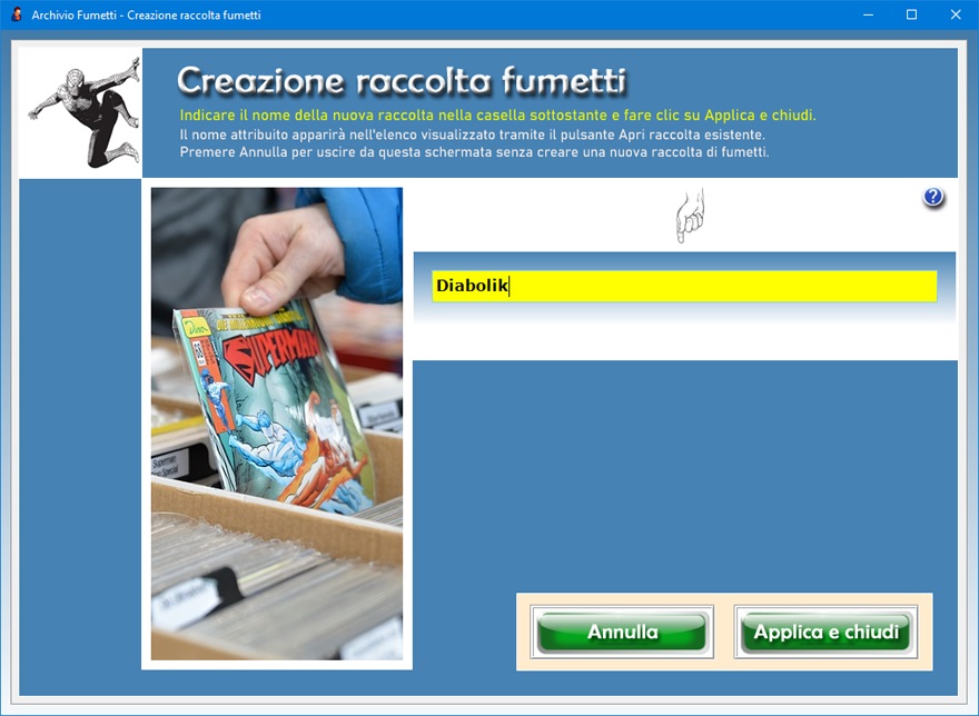 Archivio Fumetti Software per catalogare le proprie raccolte di