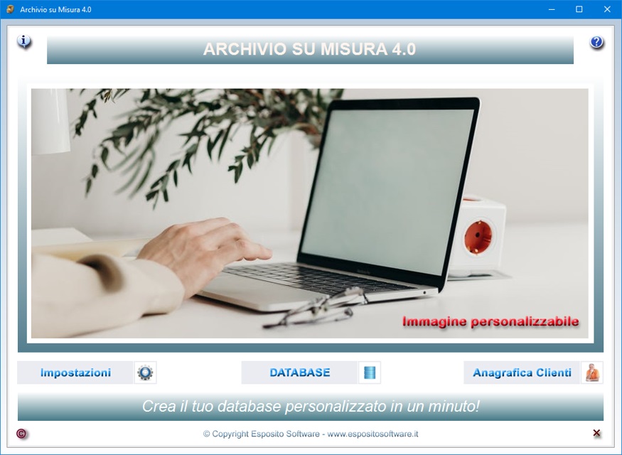 Archivio su Misura 4.0 Software per creare il proprio database