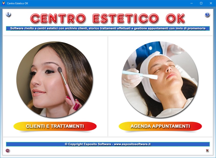 Centro Estetico OK Software rivolto a saloni di bellezza con