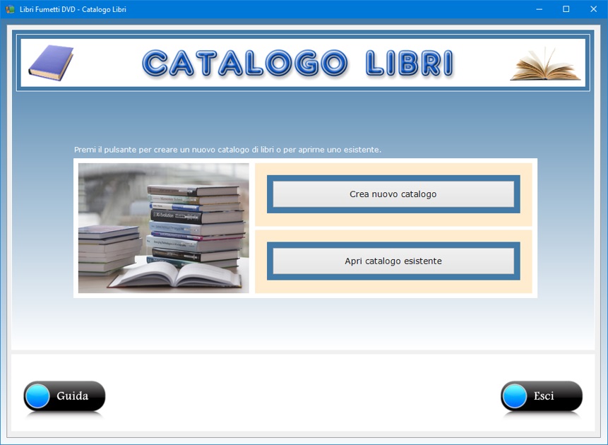 Libri Fumetti DVD Software per catalogare libri fumetti e DVD