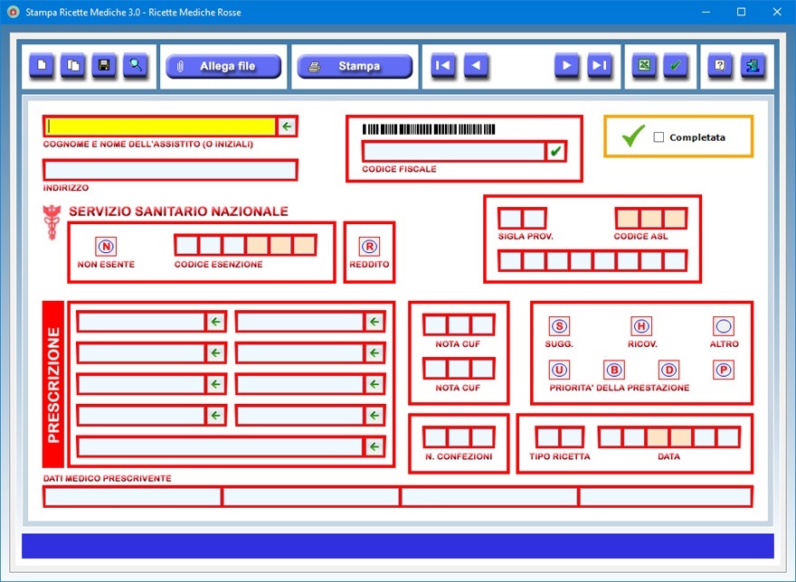 Stampa Ricette Mediche 3.0 - Software rivolto a studi medici per