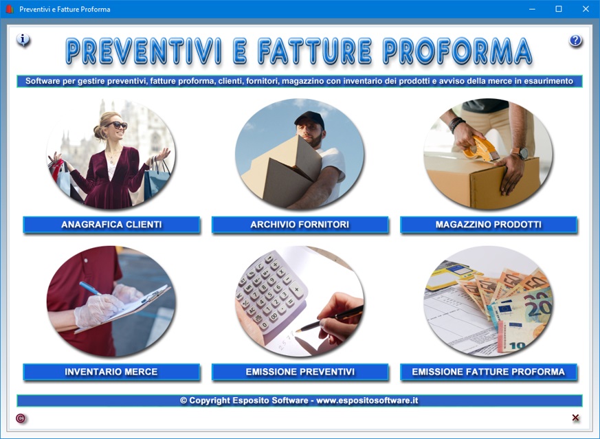 Fare clic per visualizzare la scheda relativa al programma