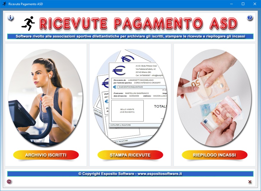 RICEVUTE GENERICHE BLOCCO 50 MODULI DOPPIA COPIA ADS - 30 PEZZI