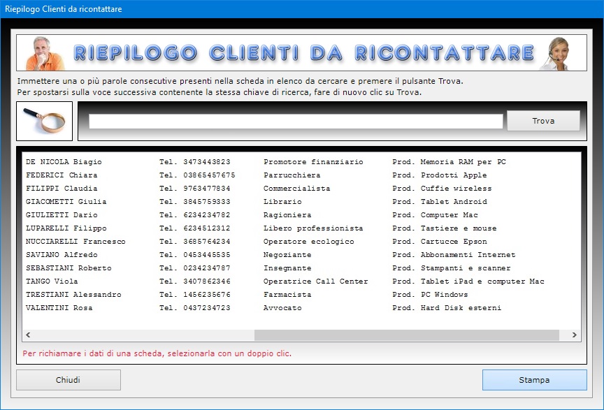 Archivio su Misura Pro Software per creare il proprio database